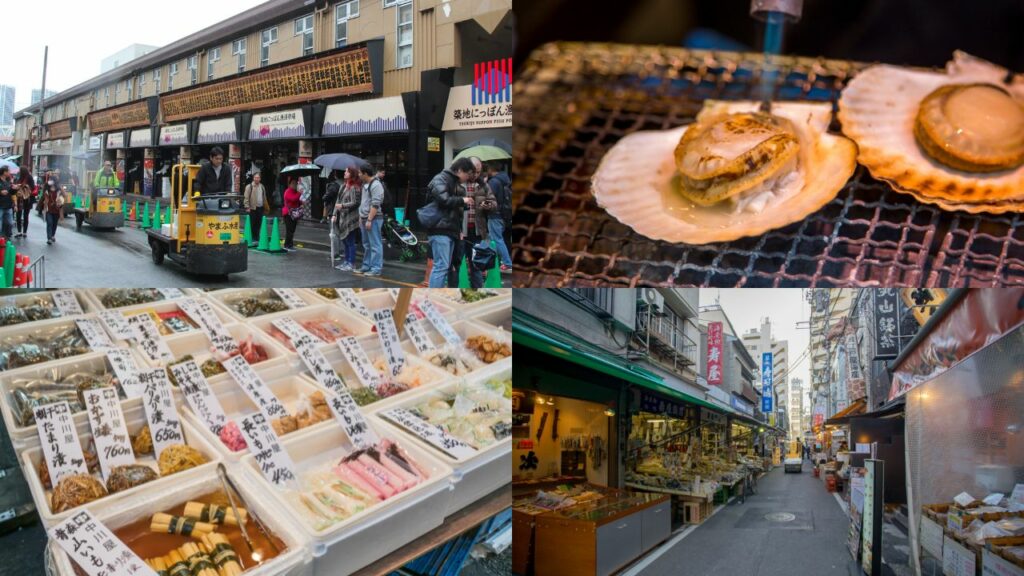 東京景點-築地場外市場